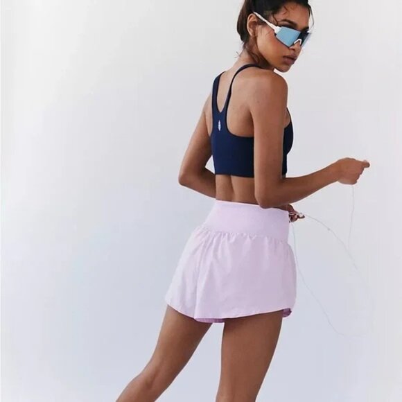 Free people Movement Carpe Diem Shorts Powder Pink - Picture 2 of 4